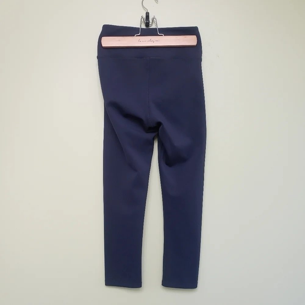Aurum Crop Leggings in Navy with Inner Lining Size Small - Picture 5 of 9
